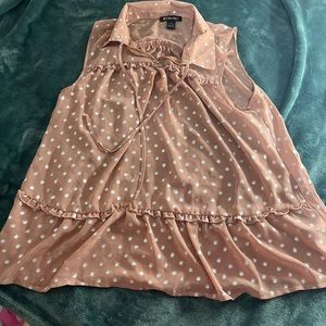 Cute pokadot see threw shirt 😍